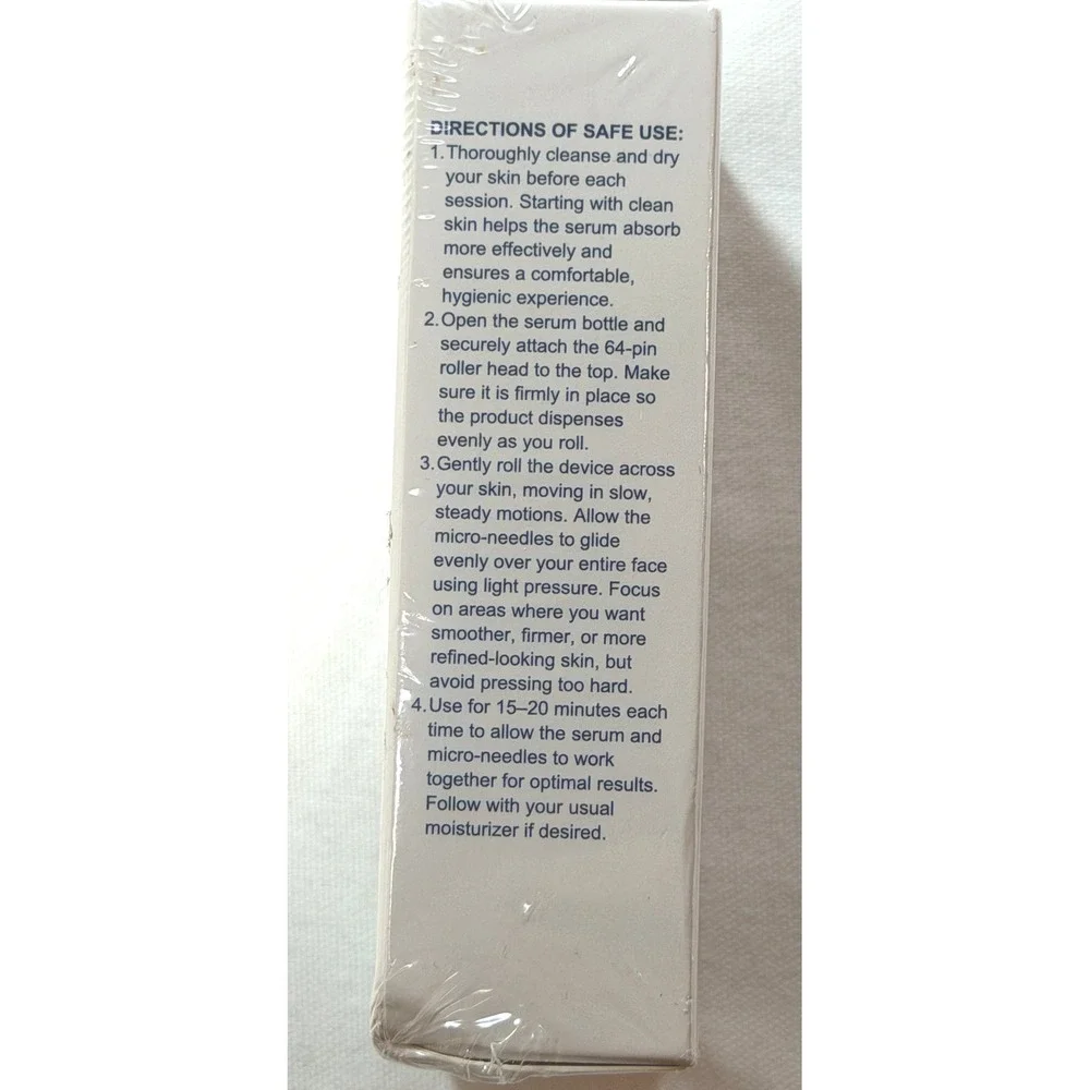 Luxeveria Nano Glow Anti-Aging Serum 20ml Microlift Roller Set New Sealed